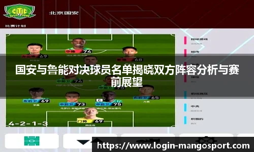 国安与鲁能对决球员名单揭晓双方阵容分析与赛前展望