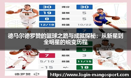 德马尔德罗赞的篮球之路与成就探秘：从新星到全明星的蜕变历程